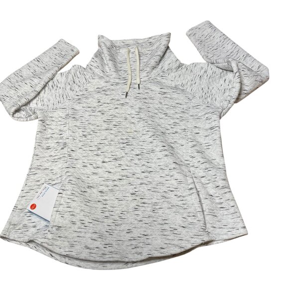 North‎ River. Womens Pullover Hoodie Sz L By Next Run - Gray With Black Speckles - Picture 5 of 9
